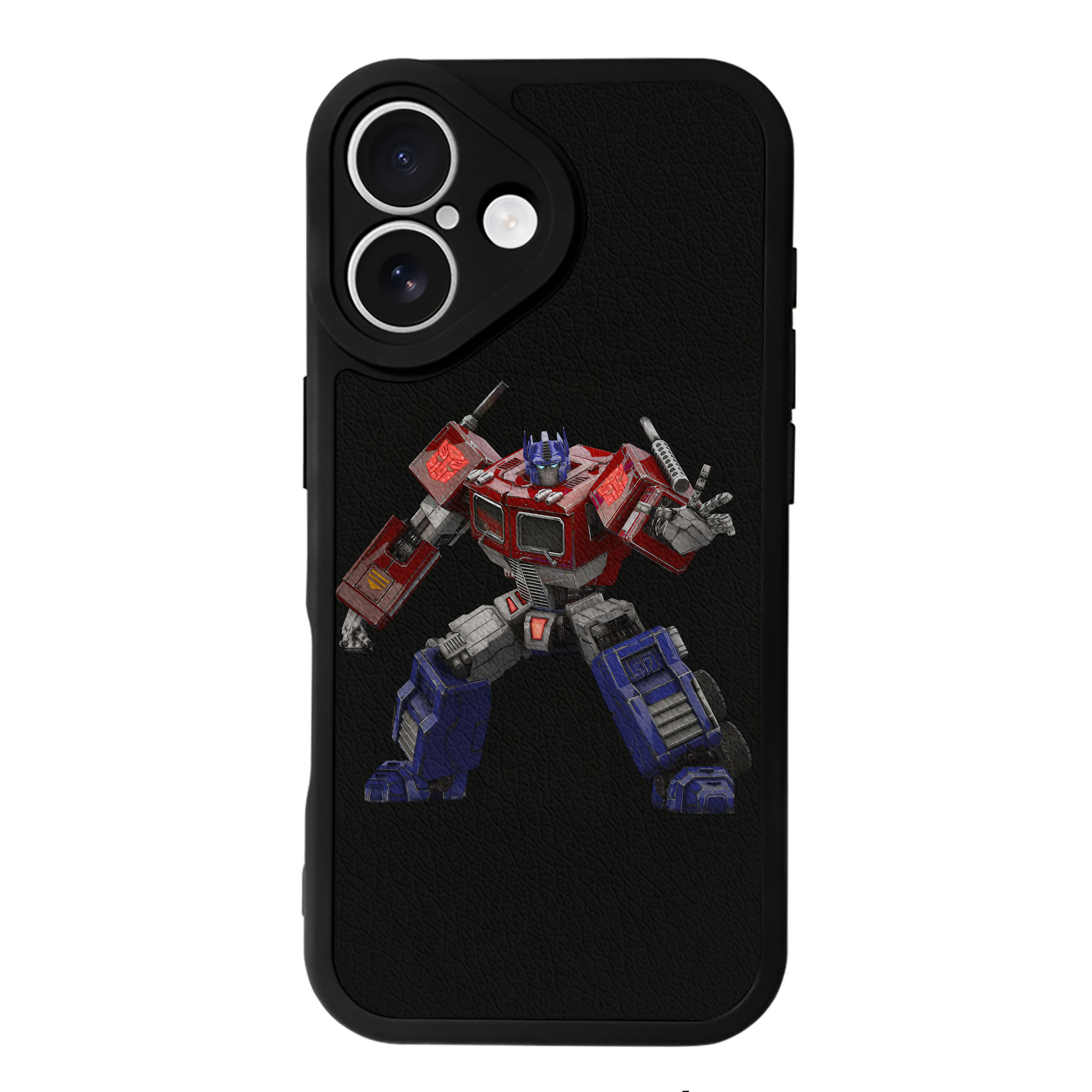 （画像用） Transformers トランスフォーマー 【iPhone 16シリーズ対応】シリコンスマホケース（レザー調） 材質：シリコン